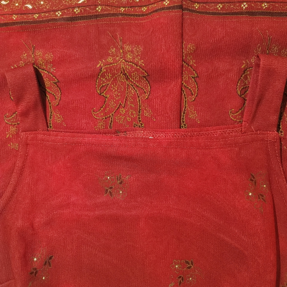 Breakin Loose Sleeveless Red Floral Dress 7/8 - Picture 8 of 10